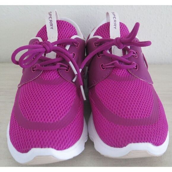 Sperry STS85682 Women's Sz 9.5 Magenta Topsider 7 Seas 3 Eye Boating Shoes $90+ - Picture 5 of 12